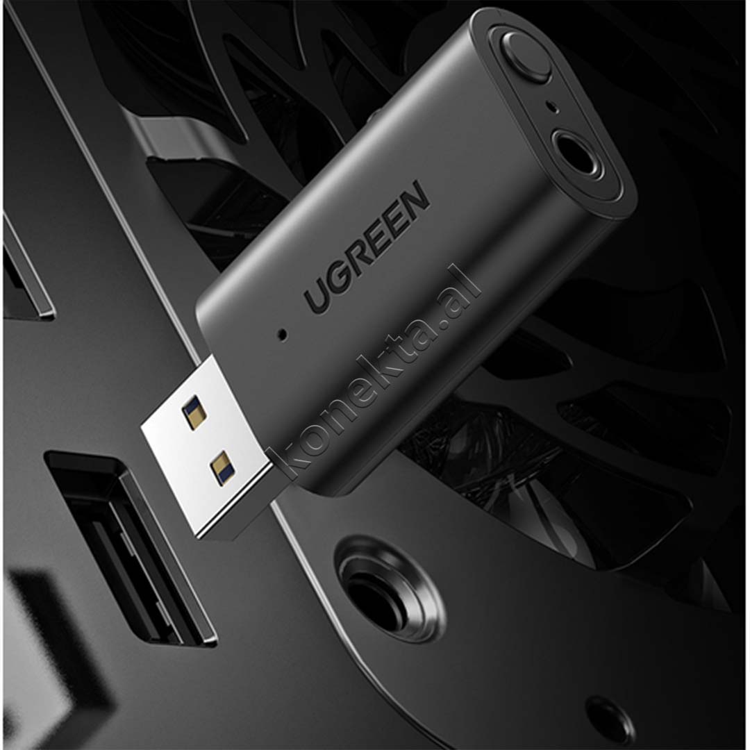 Adaptor Audio Marres Dhe Transmetues Per Mikrofon Bluetooth 5.1 UGreen