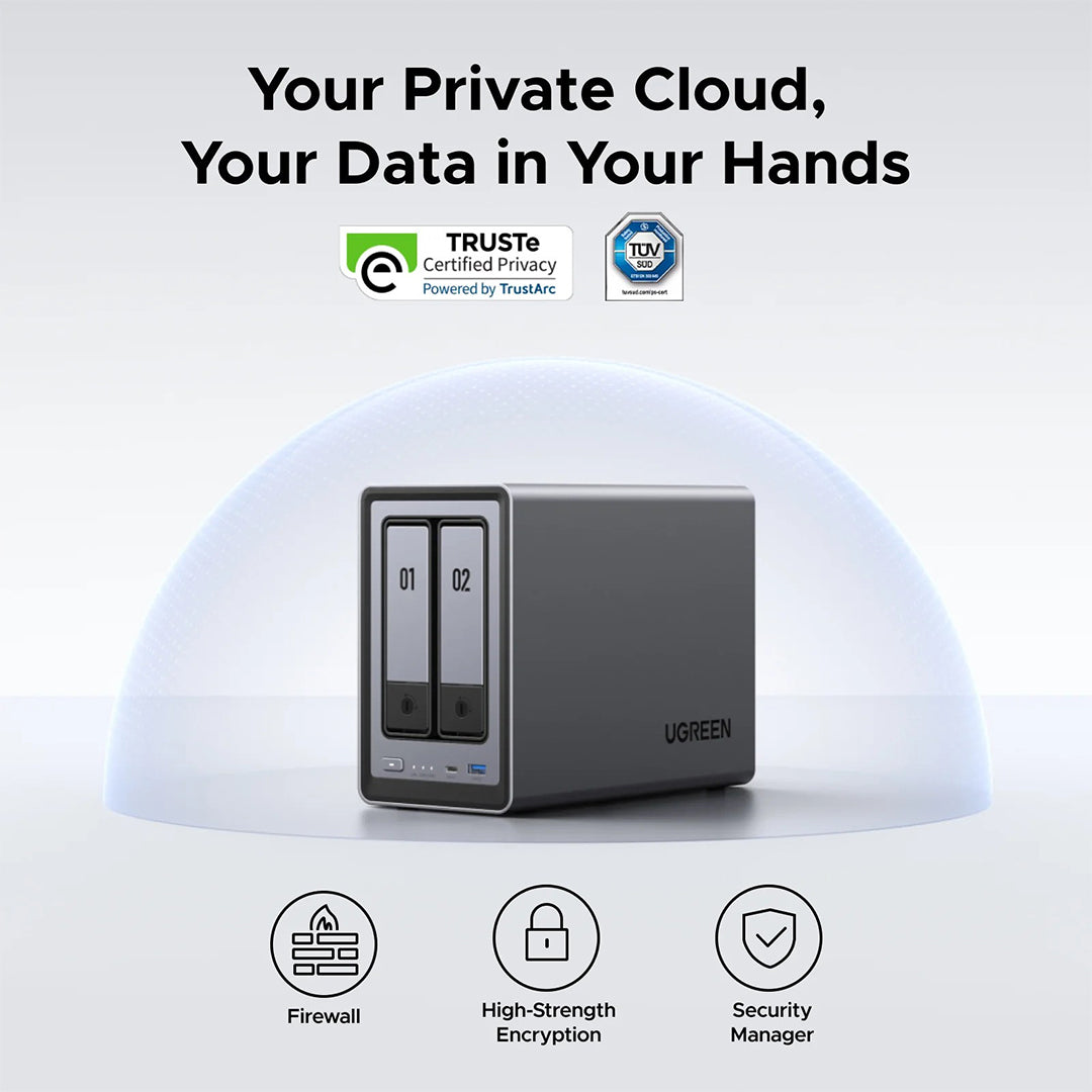 Sistem NAS Ugreen Me 2 Porta Per HDD Dhe SSD DXP2800