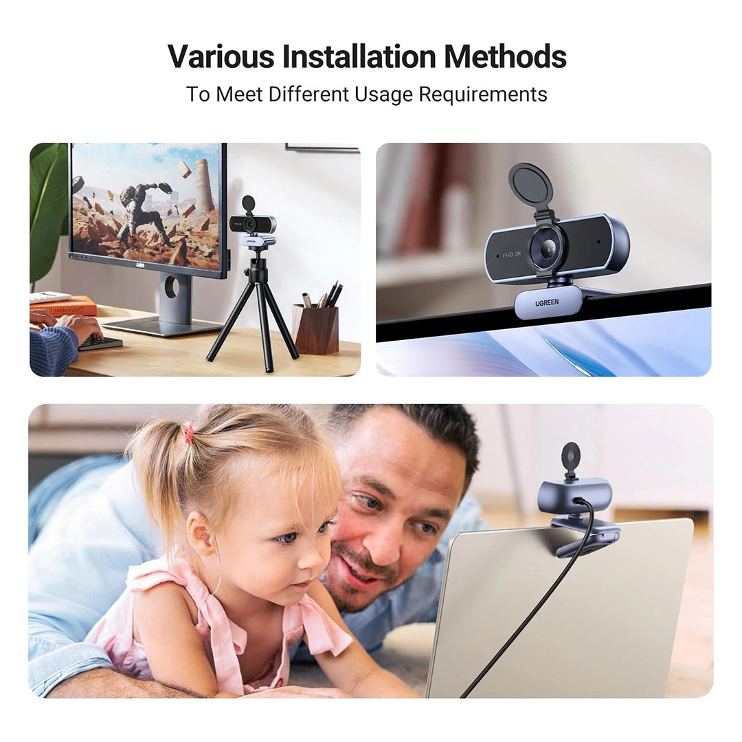 Kamera Per Kompjuter Webcam 2K Ugreen