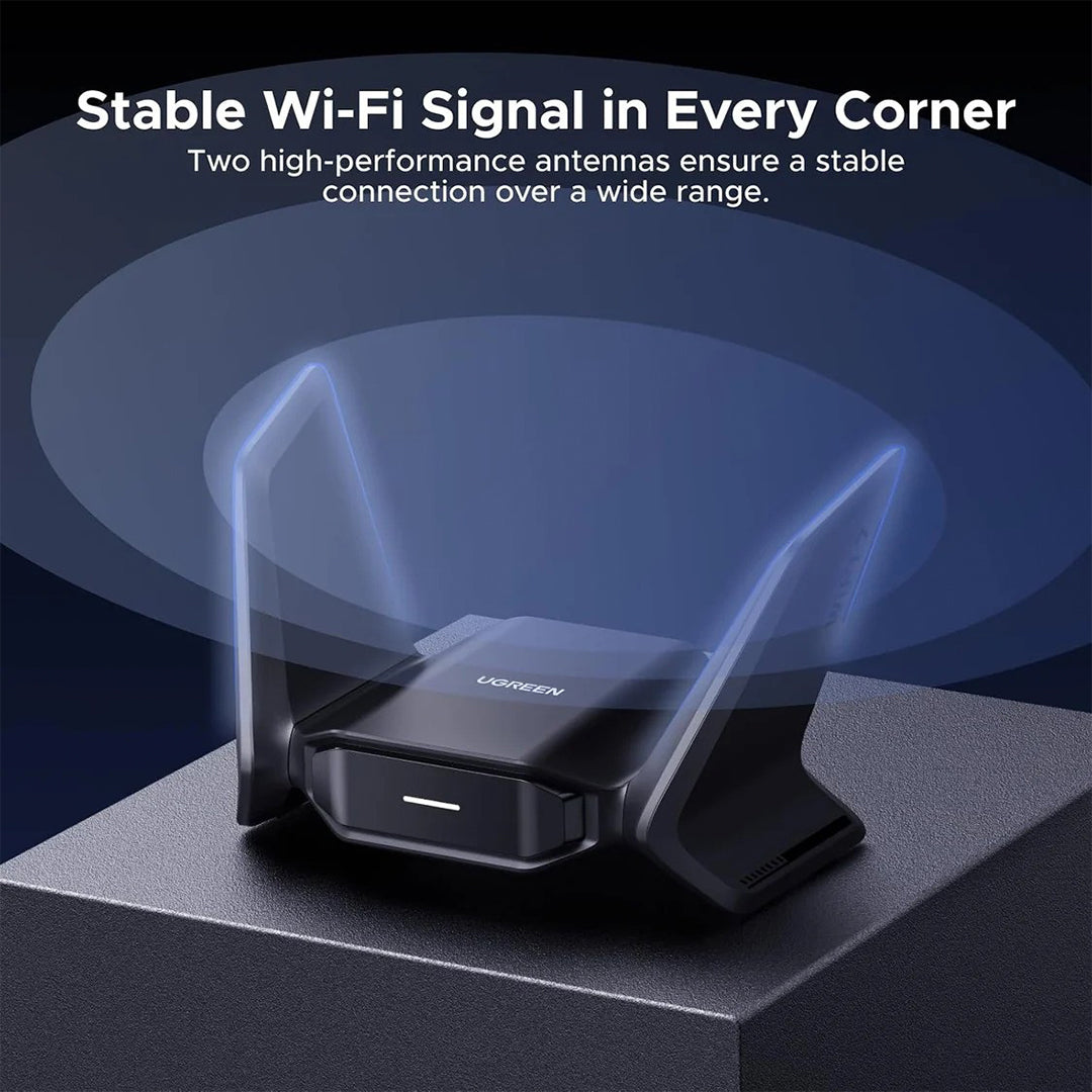 Adaptor USB Wi-Fi 7 BE6500 Tri-Band Ugreen