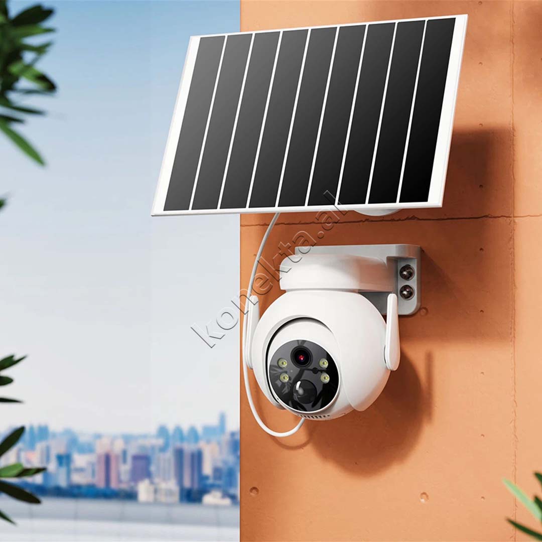 Kamera Sigurie XO Per Shtepi Outdoor Me Panel Diellor – Connecta.al
