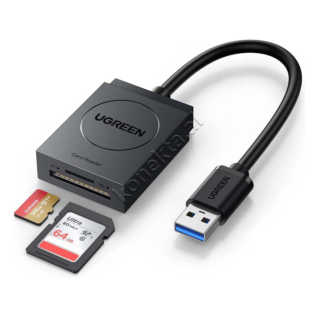 Adaptor Dhe Lexues Nga USB 3.0 Ne Karta SD/TF UGreen