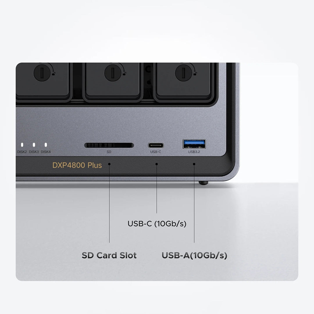 Sistem Nas Ugreen Me 4 Porta Per Ruajtjen Dhe Leximin E HDD-ve DXP4800 Plus