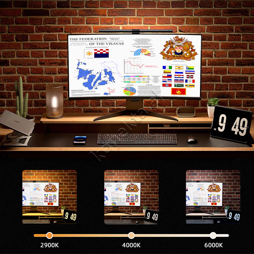 Drite LED Per Monitor Me 2 Drejtime Choetech