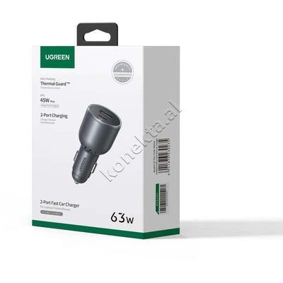 Adaptor Karikimi 63W Me Porte USB-C Dhe USB-A Ugreen