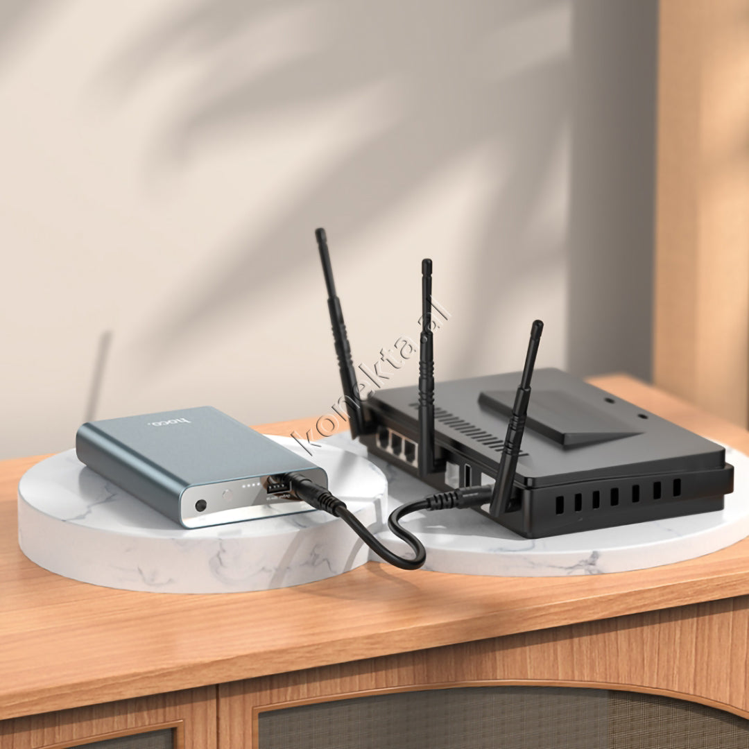 Bateri e Jashtme Elegante 10000mah Me Dalje 12V Per Modem/Router/Kamera etj