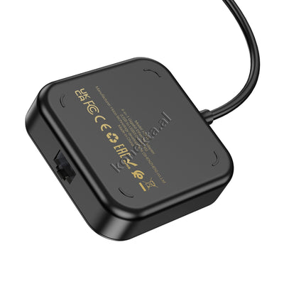 Adaptor Me 3 Porta USB3.0 Dhe LAN Për Pajisje Me Portë Type-c Për Telefon/Tablet/Laptop