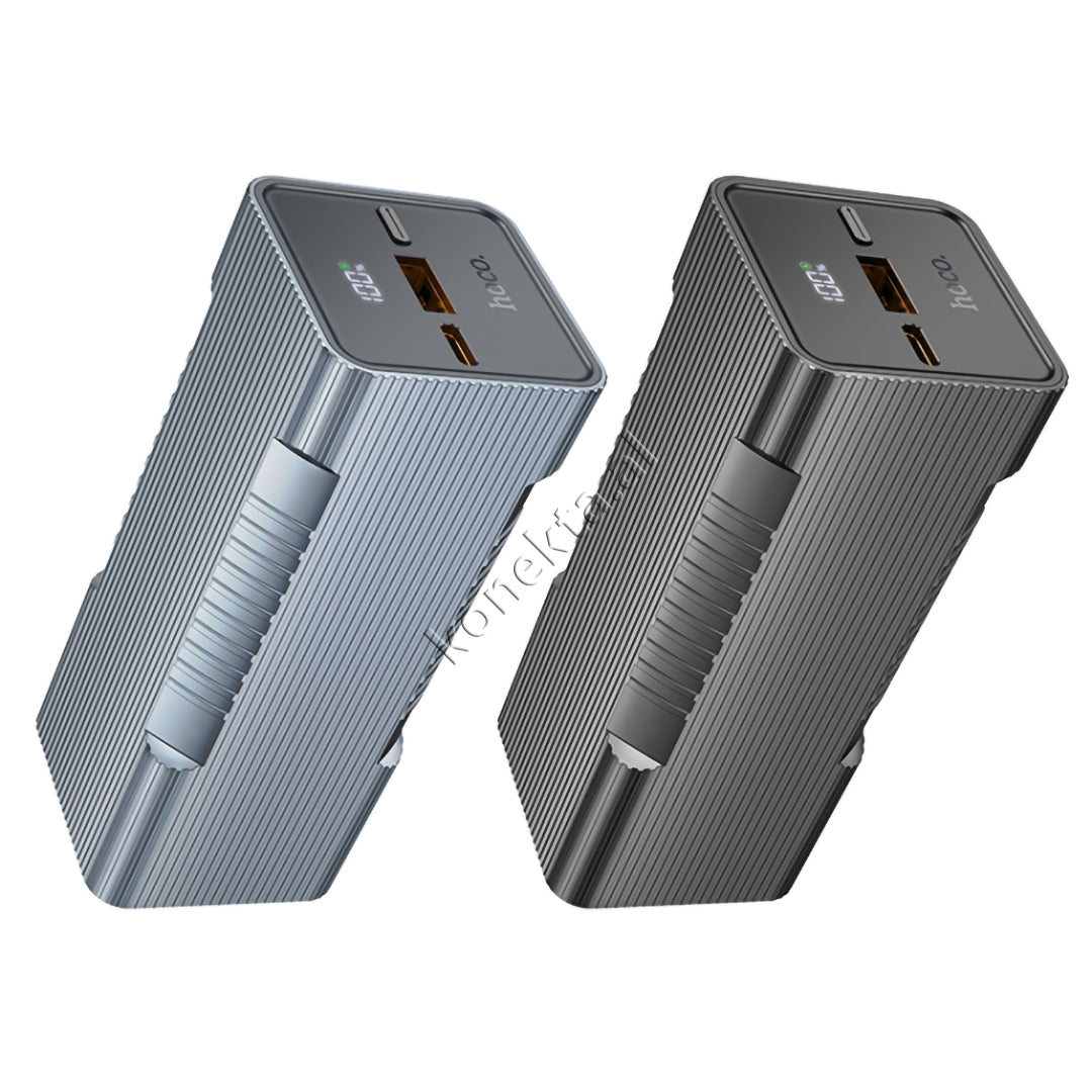 Bateri E Jashtme Hoco 10000mAh Me Elektrik Dore LED