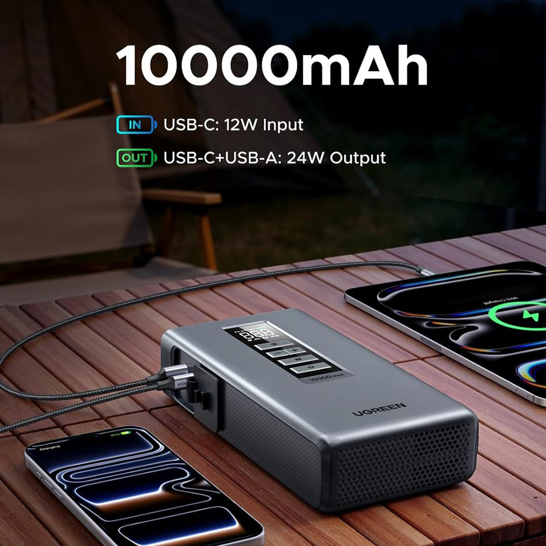 Starter Automjeti, Kompresor Dhe Powerbank 3 Ne 1 Ugreen