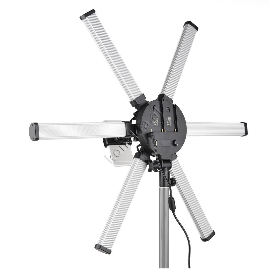 Trekembesh (Tripod) Me 6 Drita LED Te Palosshme