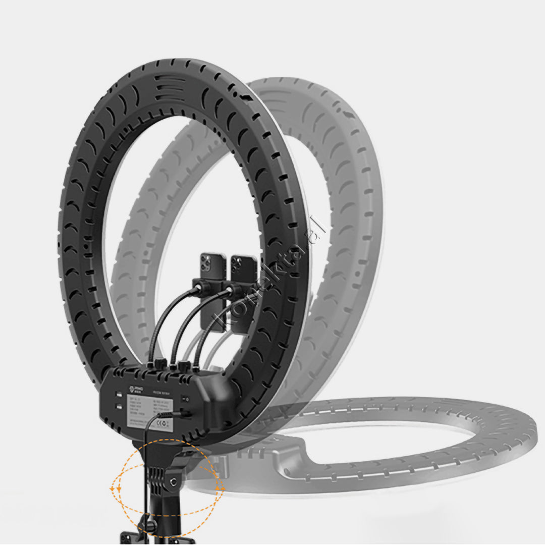 Trekembesh (Tripod) Me Drite Rrethore LED Me Ndricim Perfekt