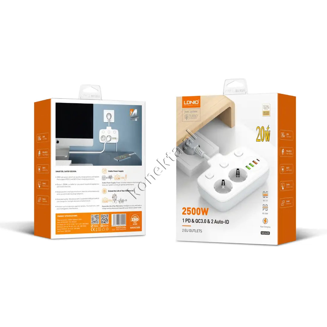 Multiprize 2 Vendeshe Me 4 Porta Karikimi Te Shpejte Me Celes Individual