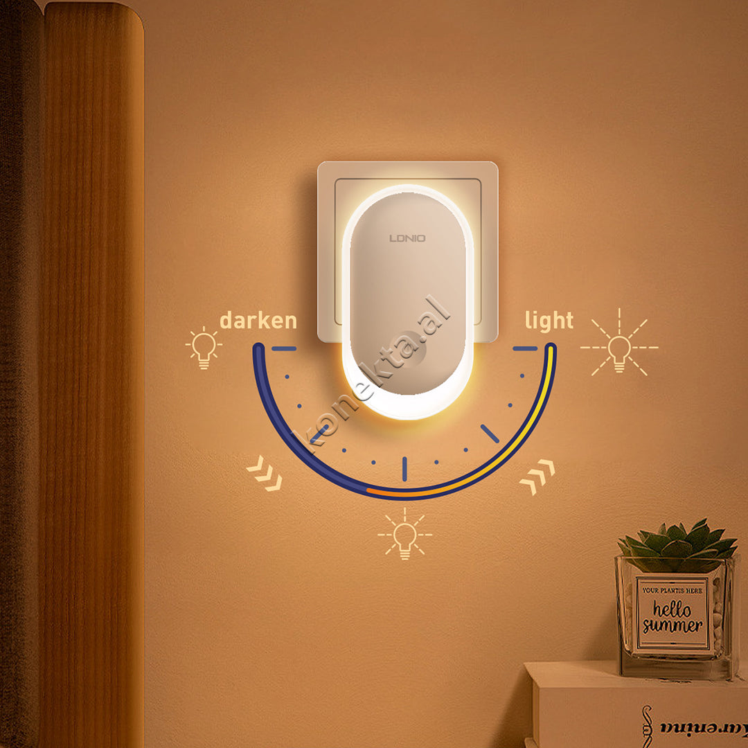 Drite Nate Led Qetesuese Inteligjente Me Ndricim 360° Dhe Sensor Optik