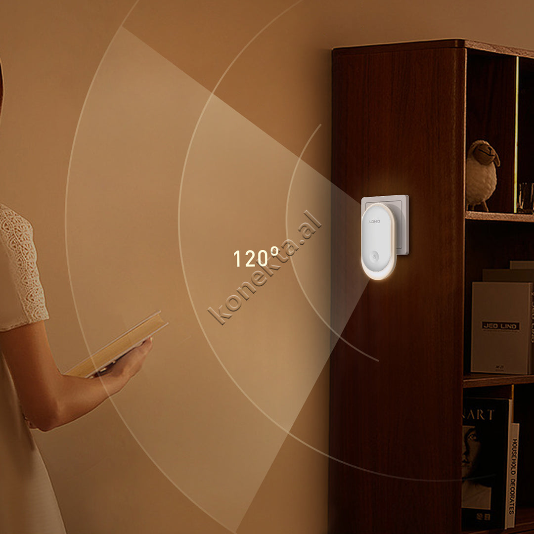 Drite Nate Led Qetesuese Inteligjente Me Ndricim 360° Dhe Sensor Optik