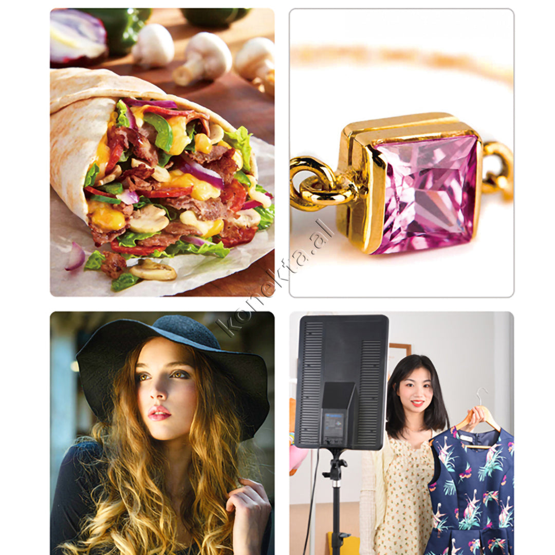 Trekembesh (Tripod) Me Drite LED 18.5" Me Super Ndriçim Qe Reflekton Ngjyrat Origjinale