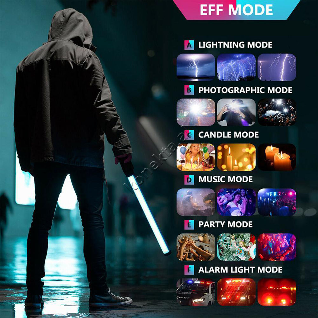 Llambe Dore LED RGB Portative Per Foto dhe Video