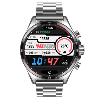 Ore Inteligjente Me Bluetooth Business Smart Watch Me Ekran Te Plote 1.58 Inç + 3 Rripa