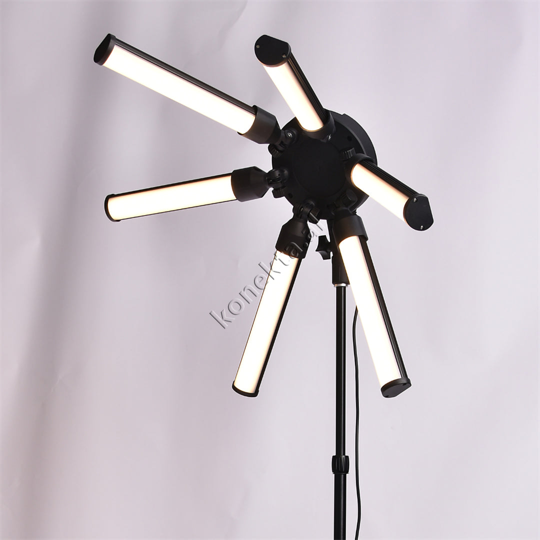 Trekembesh (Tripod) Me 6 Drita LED Te Palosshme