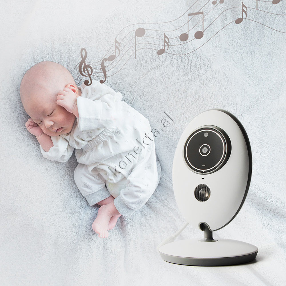 Video Monitor Per Mbikeqyrjen e Foshnjes Me Ekran 2.4"