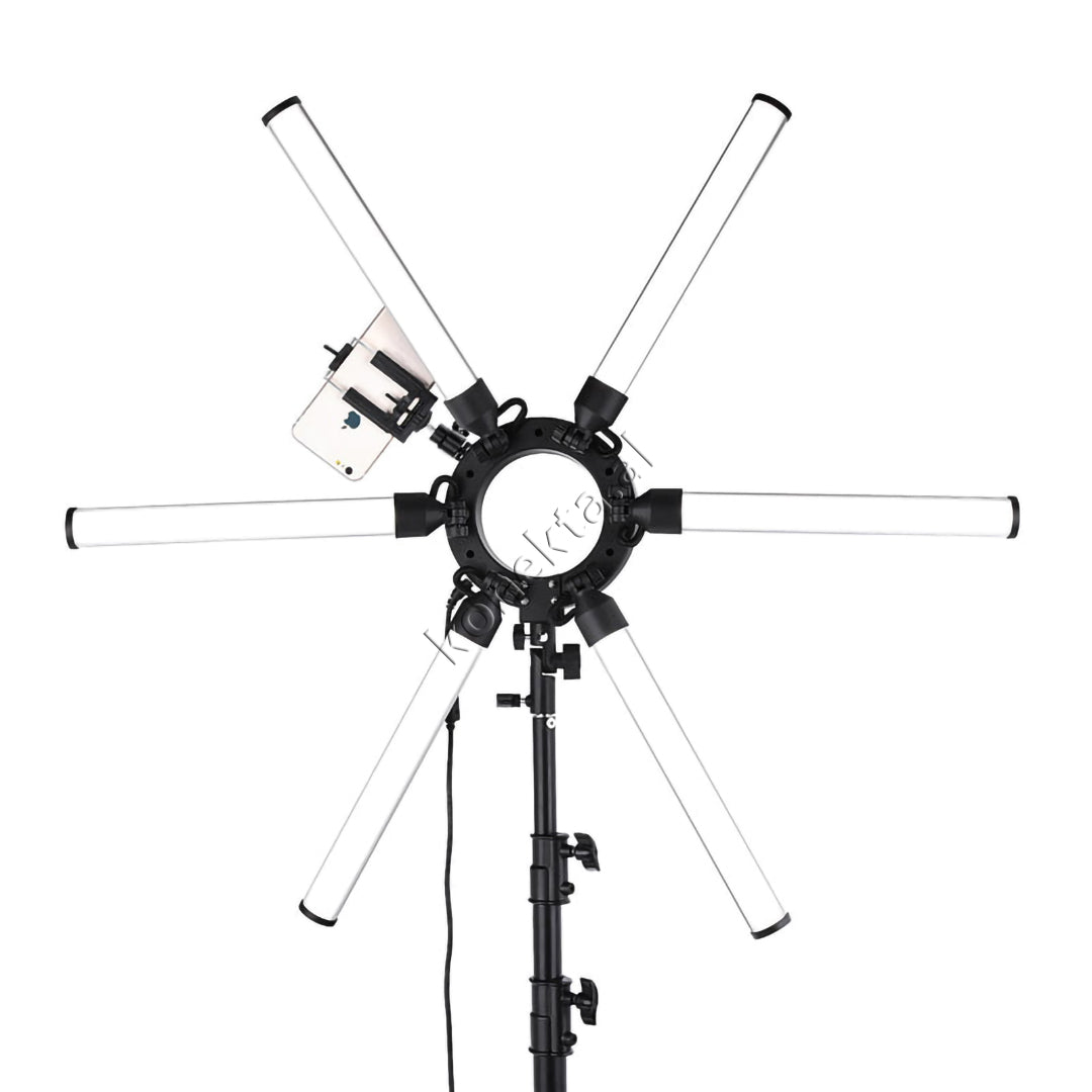 Trekembesh (Tripod) Me 6 Drita LED Te Palosshme