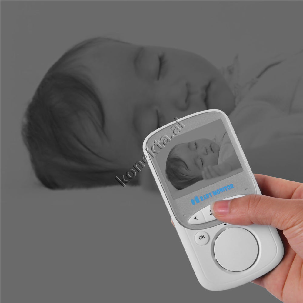 Video Monitor Per Mbikeqyrjen e Foshnjes Me Ekran 2.4"