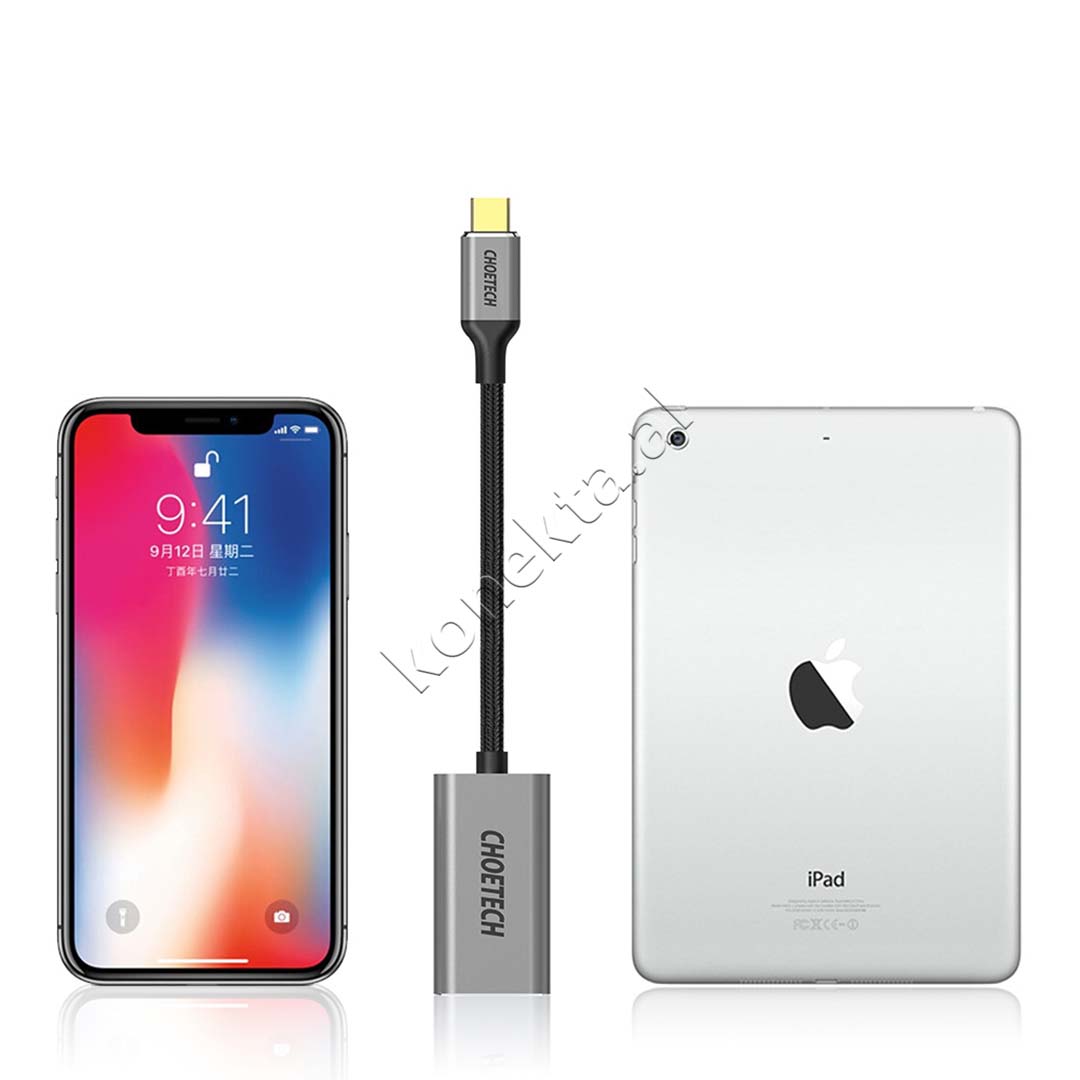 Kabell Adaptor Type-C Ne HDMI UHD 4K Choetech