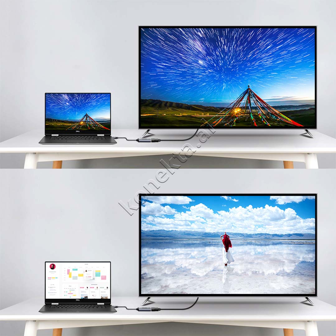 Kabell Adaptor Type-C Ne HDMI UHD 4K Choetech