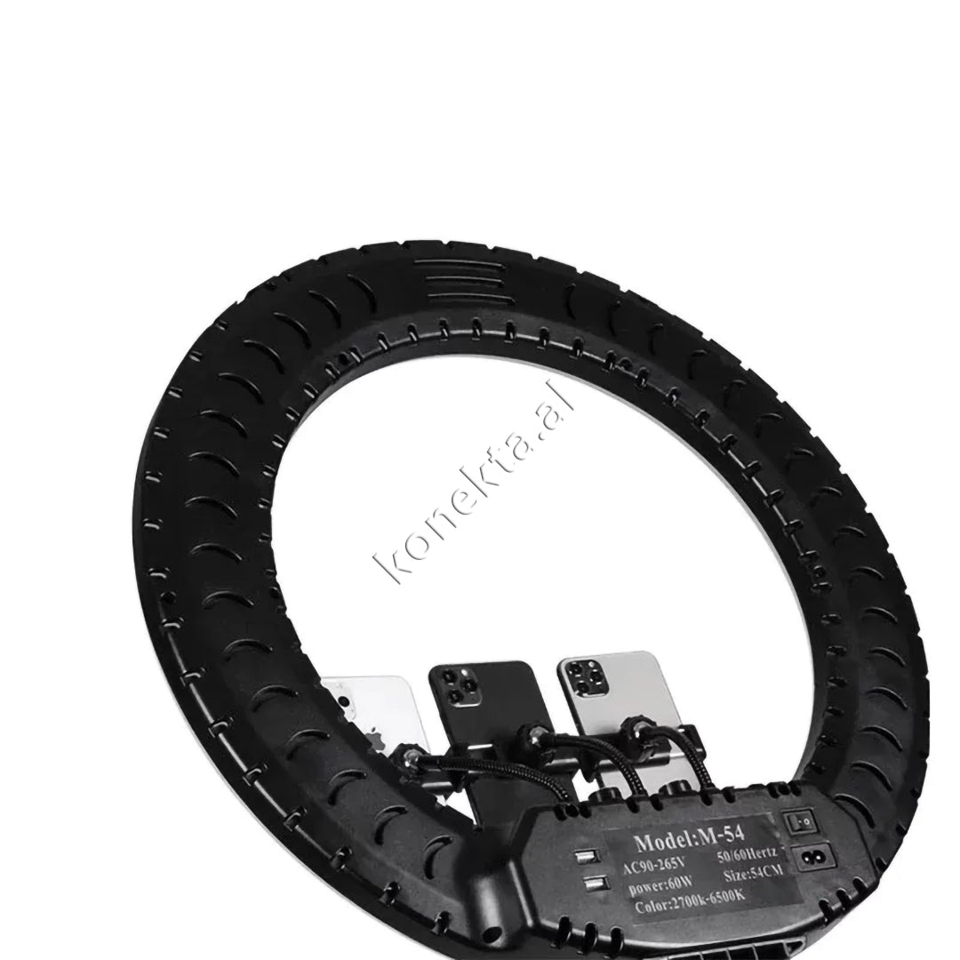 Trekembesh (Tripod) Me Drite Rrethore LED Me Ndricim Perfekt