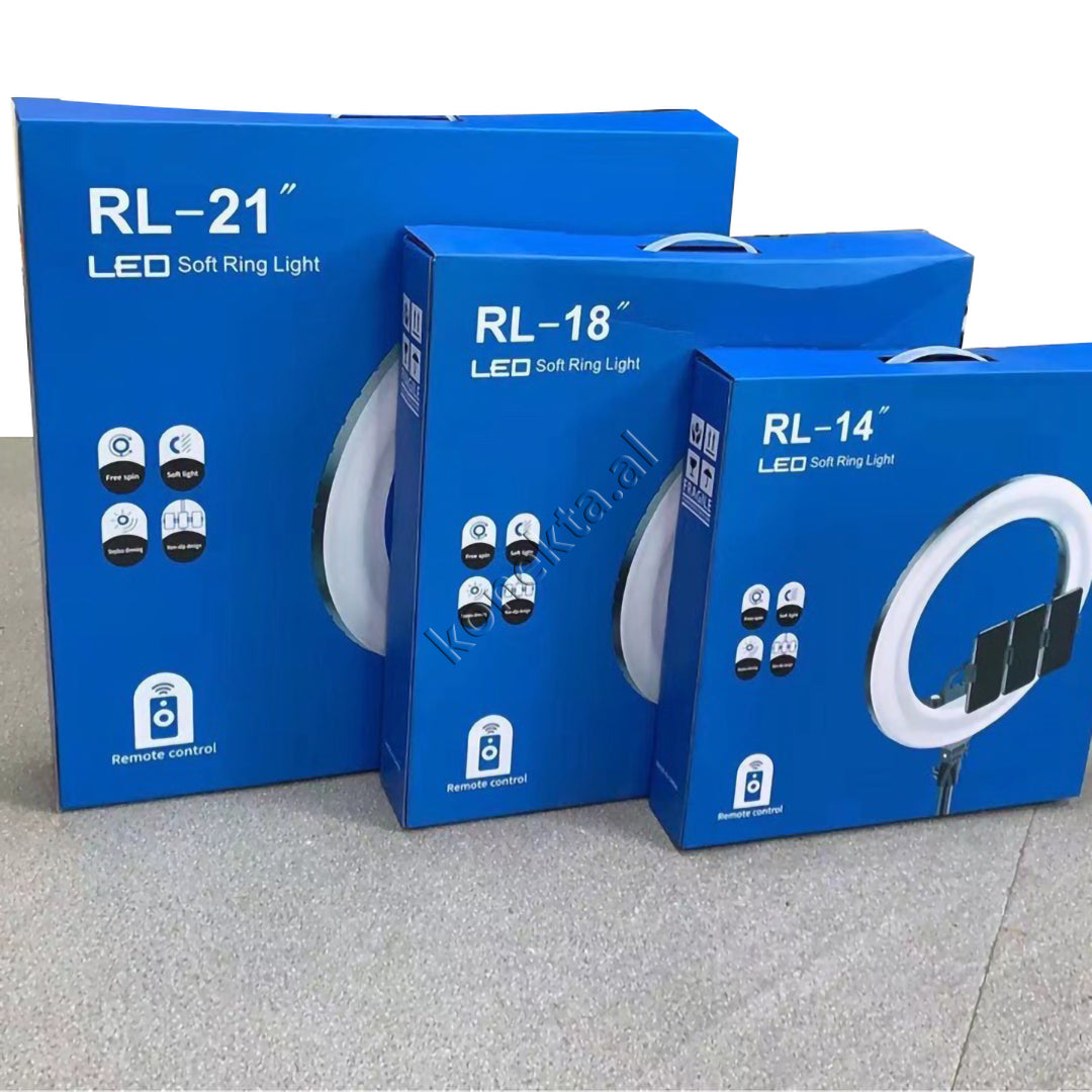 Trekembesh (Tripod) Me Drite Rrethore LED Me Ndricim Perfekt