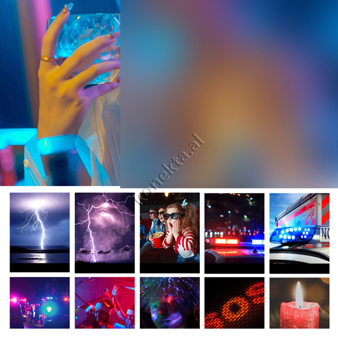 Llambe Dore LED RGB Portative Per Foto dhe Video