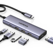 Hub 5 Ne 1 UGreen Me Porta 3xUSB-A + 1xUSB-C + 1xHDMI