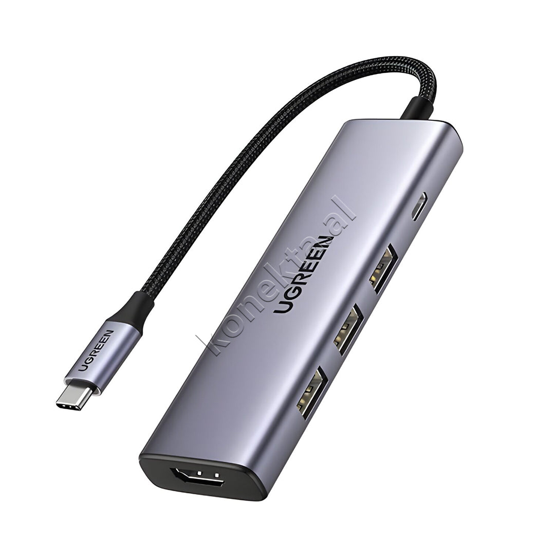 Hub Revodok 5 Ne 1 UGreen Me Porta 3x USB-A + 1x USB-C +  1x HDMI