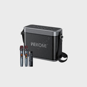 Boks Me Bluetooth 120W WK Me Super Bass + Dy Mikrofona Per Karaoke/Fjalime Dhe Porte Audio 6.5mm