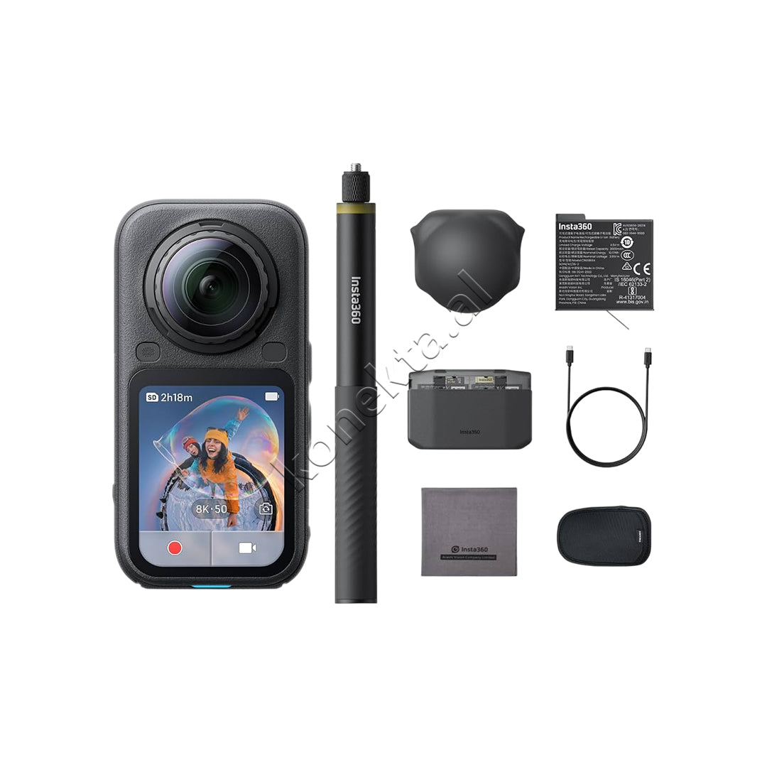 Kamera Sportive Insta360 X6 8K 360° Essentials Bundle