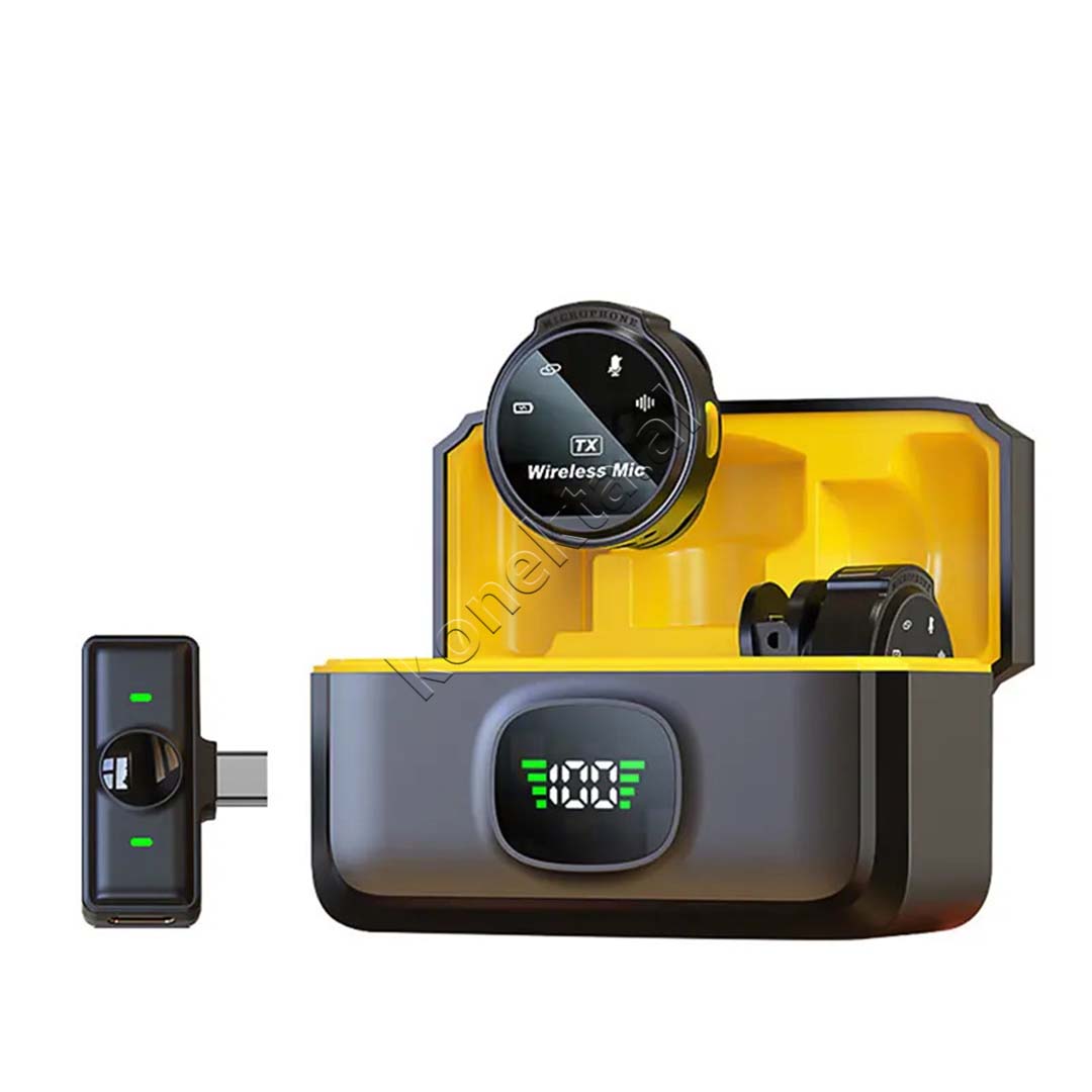 Mikrofon Wireless Lavalier Per Telefon ( 1 RX + 2 TX )
