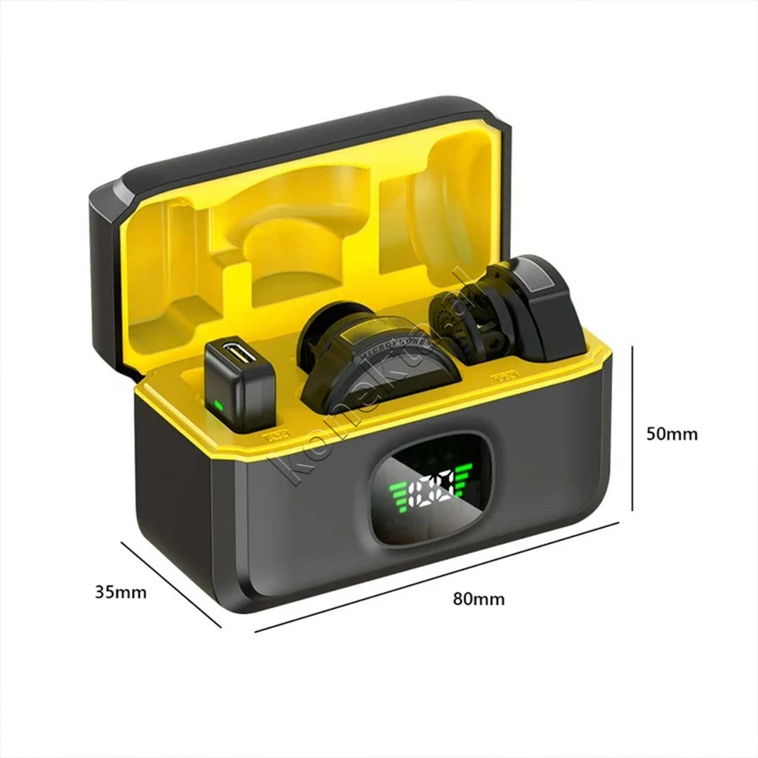 Mikrofon Wireless Lavalier Per Telefon ( 1 RX + 2 TX )