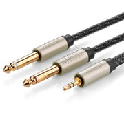 Kabell Audio 3.5mm Ne 2x6.35mm 1m Ugreen
