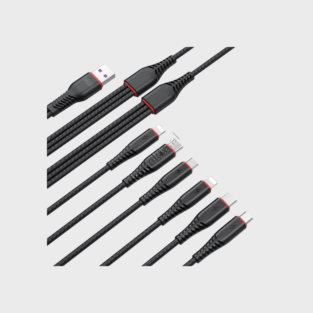 Kabell Karikimi 6 Ne 1 Type-c / Lightning/ Micro XO