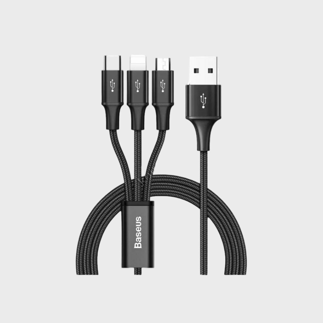 Kabell Karikimi Baseus 3 Ne 1 Type-C / Lightning / Micro

