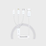 Kabell Karikimi Baseus USB Ne M+L+C 3.5A 1m