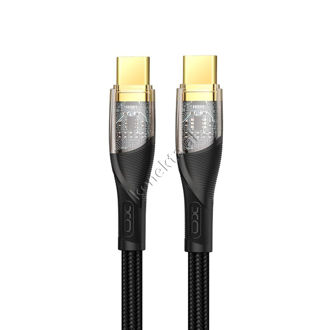 Kabell Karikimi XO Type-C Ne Type-C 60W Me Koke Transparente