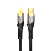Kabell Karikimi XO Type-C Ne Type-C 60W Me Koke Transparente
