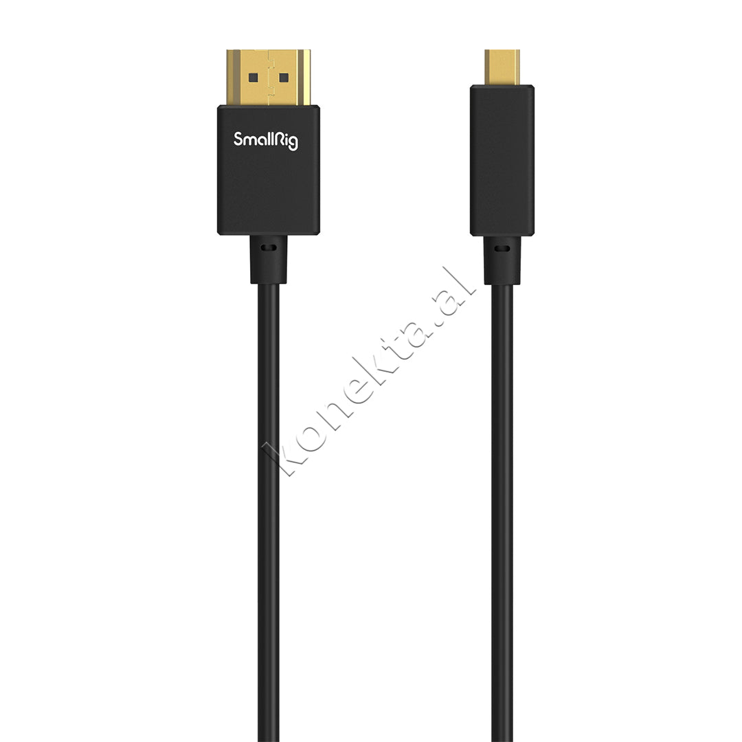 Kabell Micro HDMI 2.0 - HDMI 2.0 4K 55cm SmallRig 3043B