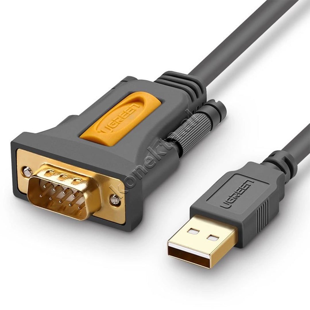 Kabell USB-A (M) Ne DB9 RS-232 (M) 1m Ugreen