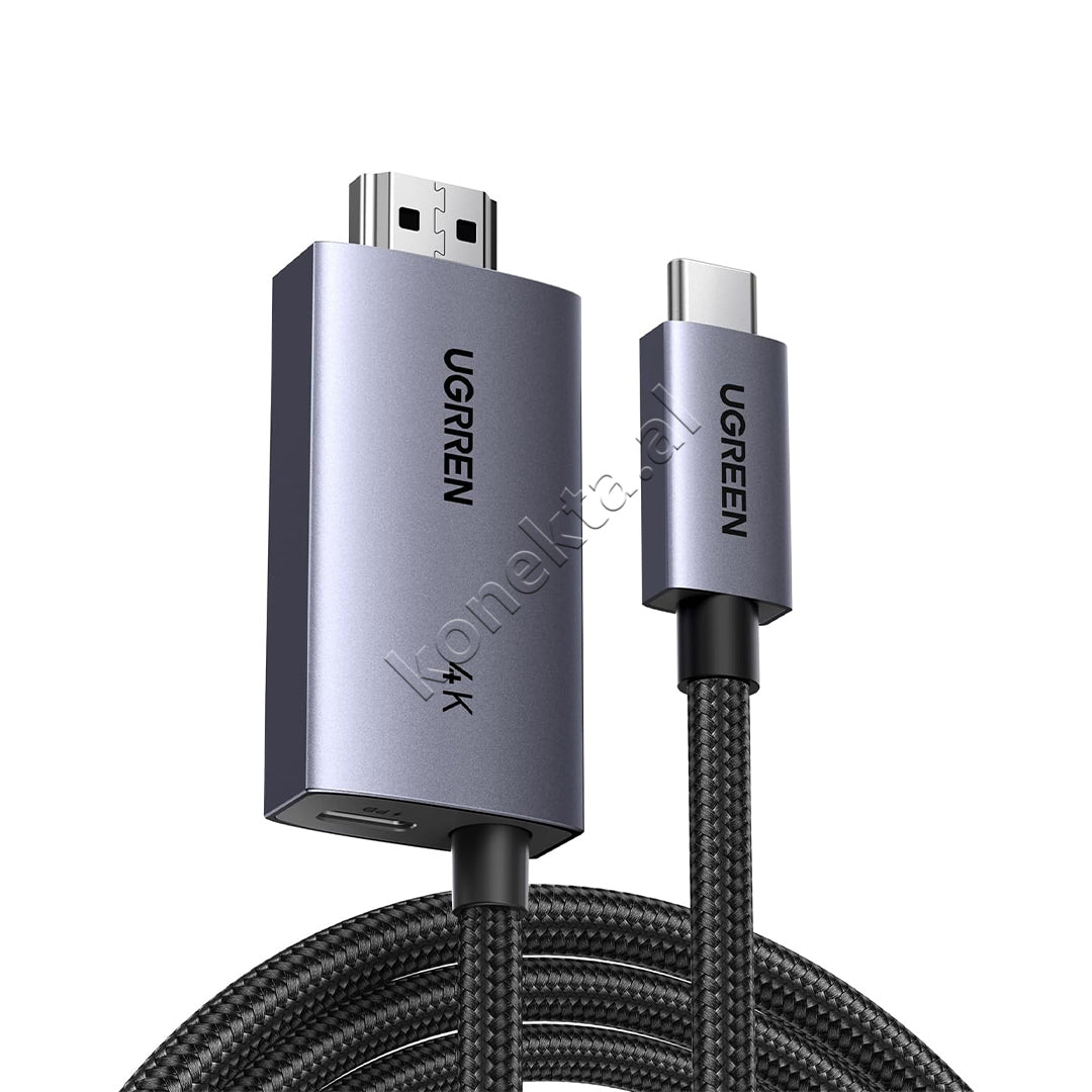 Kabell USB-C (M) Ne HDMI (M) 4K Me Porte PD Ugreen 2m
