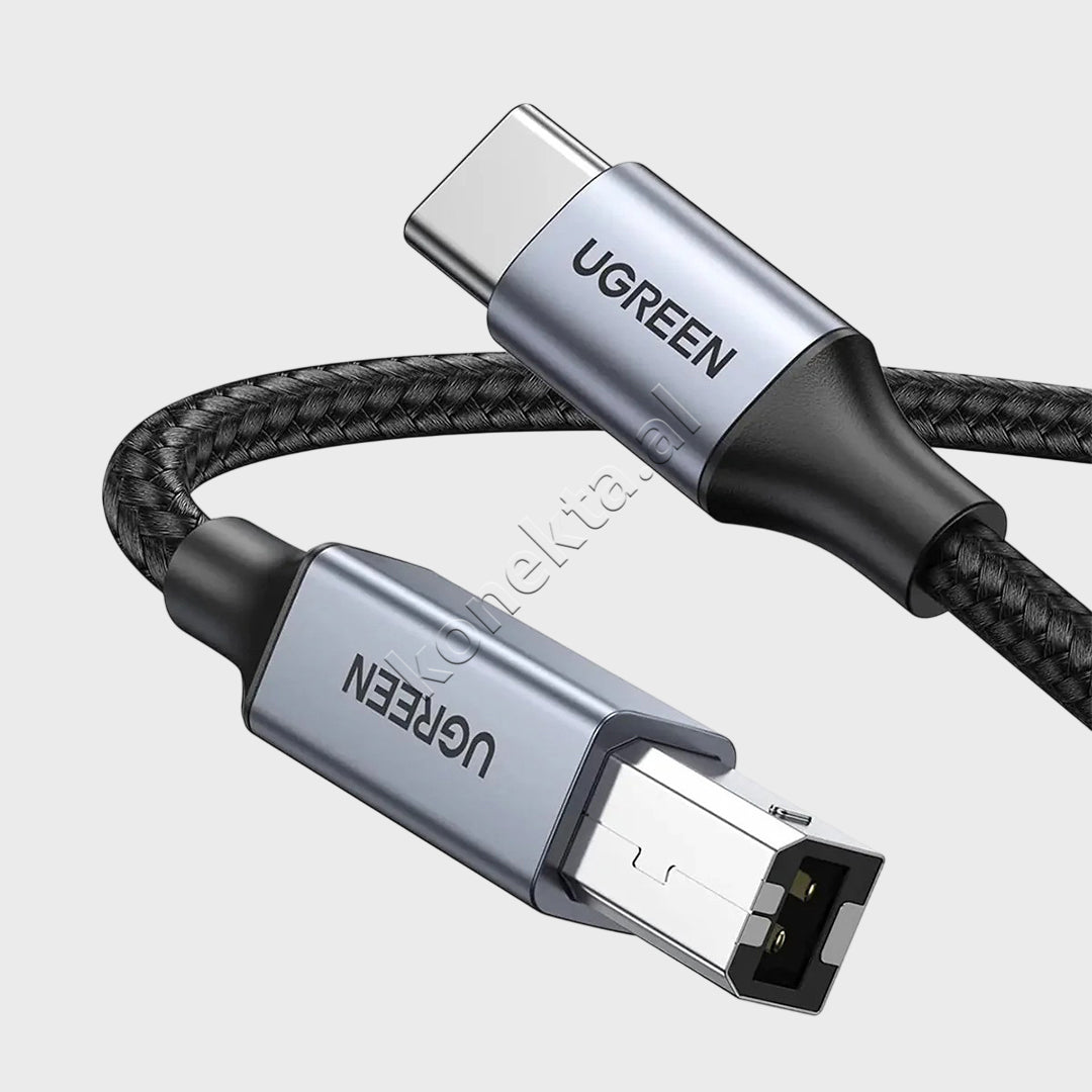 Kabell USB-C (M) Ne USB-B 2.0 (M) 3m Ugreen