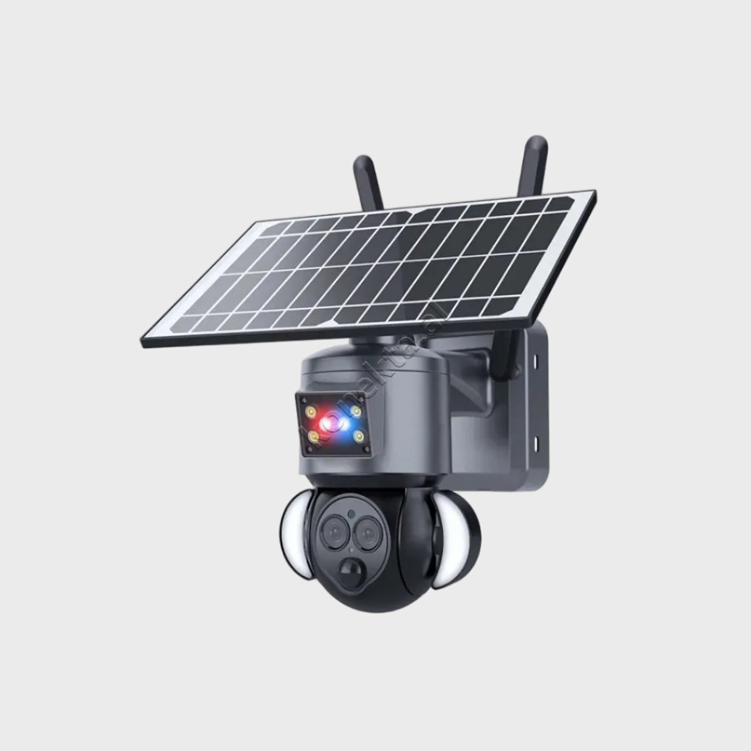 Kamera Sigurie Per Shtepi Outdoor 6MP Me Panel Solar Dhe Karte SIM