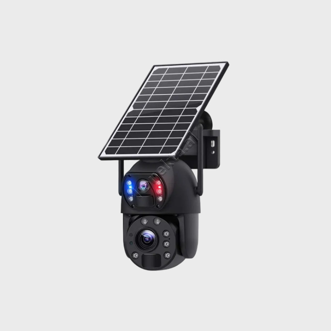 Kamera Sigurie Per Shtepi Outdoor 8MP Me Panel Solar Dhe Karte SIM