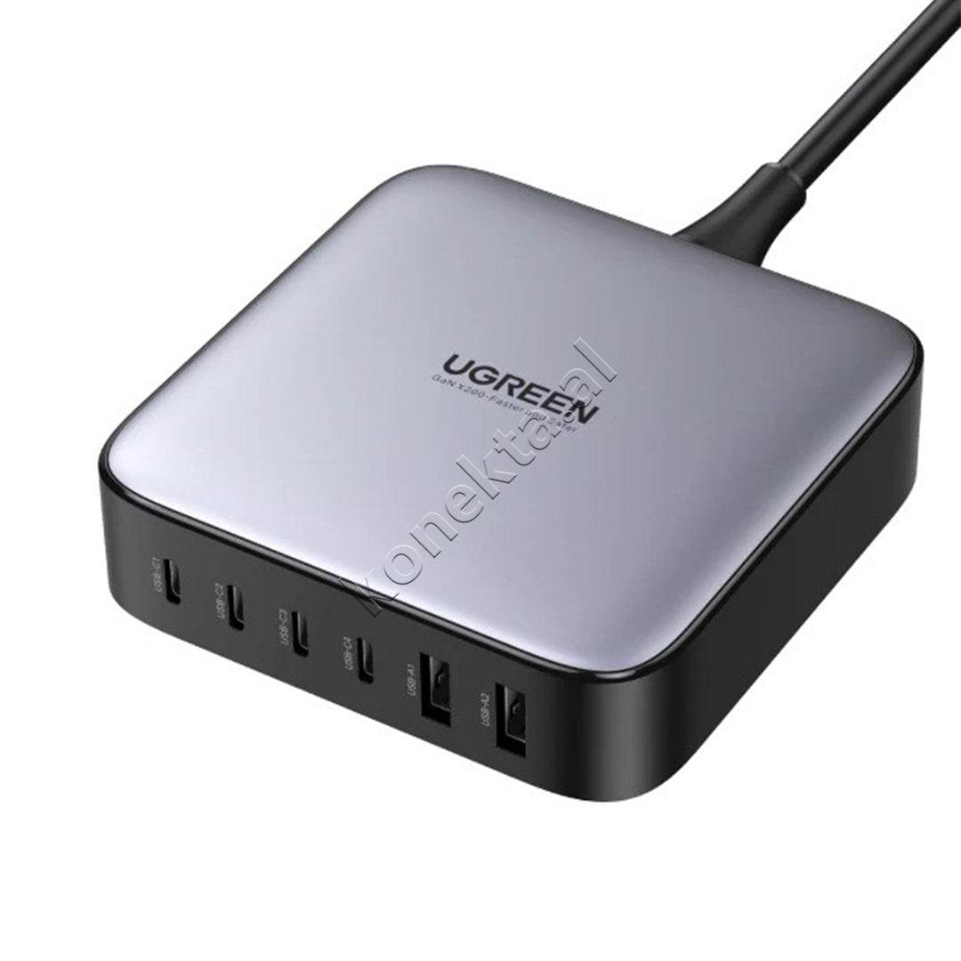 Karikues Desktop Nexode 200W USB-C GaN Me 6 Porta Ugreen