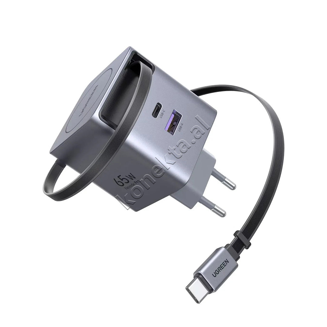 Karikues Universal Nexode Pro 65W Ugreen Me Kabllo Te Integruar